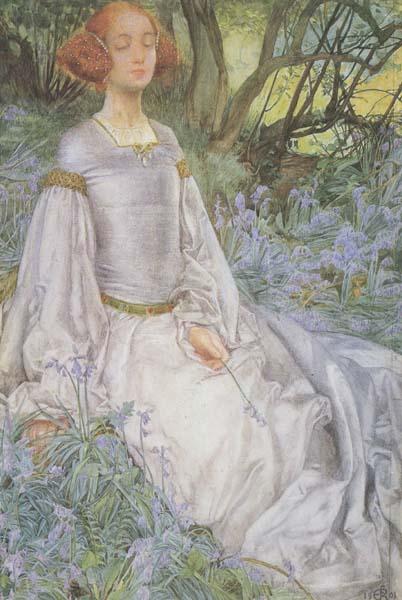 Eleanor Fortescue-Brickdale,RWS In the Spring Time (mk460